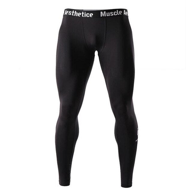 Men Leggings Compression Running Tights Sport Jogging Male Gym Fitness Pants Quick dry Trousers Workout Training Yoga Sweatpants