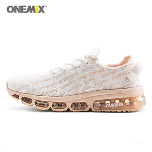 ONEMIX Air Cushion Running Shoes Women Breathable Runner Lightweight Knit Mesh Vamp Sneakers Walking Shoes Tennis Shoes Women