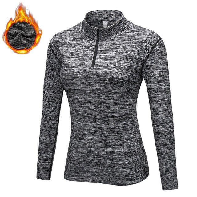 2019 New Women Running Jackets Fitness Sports Coat Compression Long Sleeve Running GYM Top For Women Gym Fitness Running Jackets