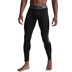 Brand Men's Compression Pants Breathable Quick Dry Elastic Running Tights Mens Leggings Gym Fitness Basketball Sports Yoga Pants