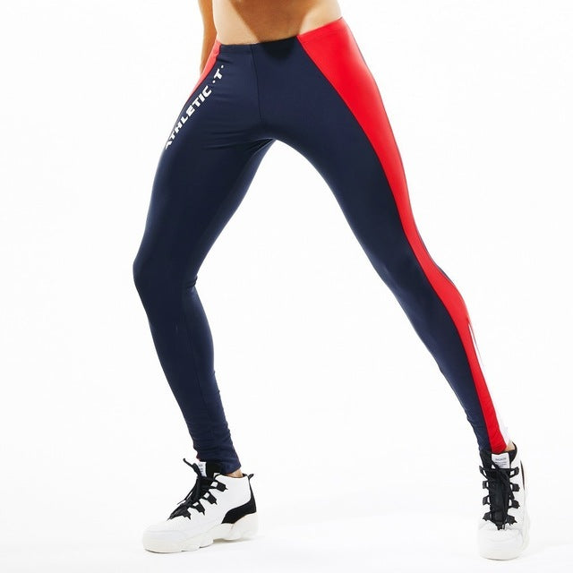 Sexy Mens Leggings Men Training Workout Leggins Running Tights Quick Dry Eslastic Male Gym Sport Compression Pants Sportswear